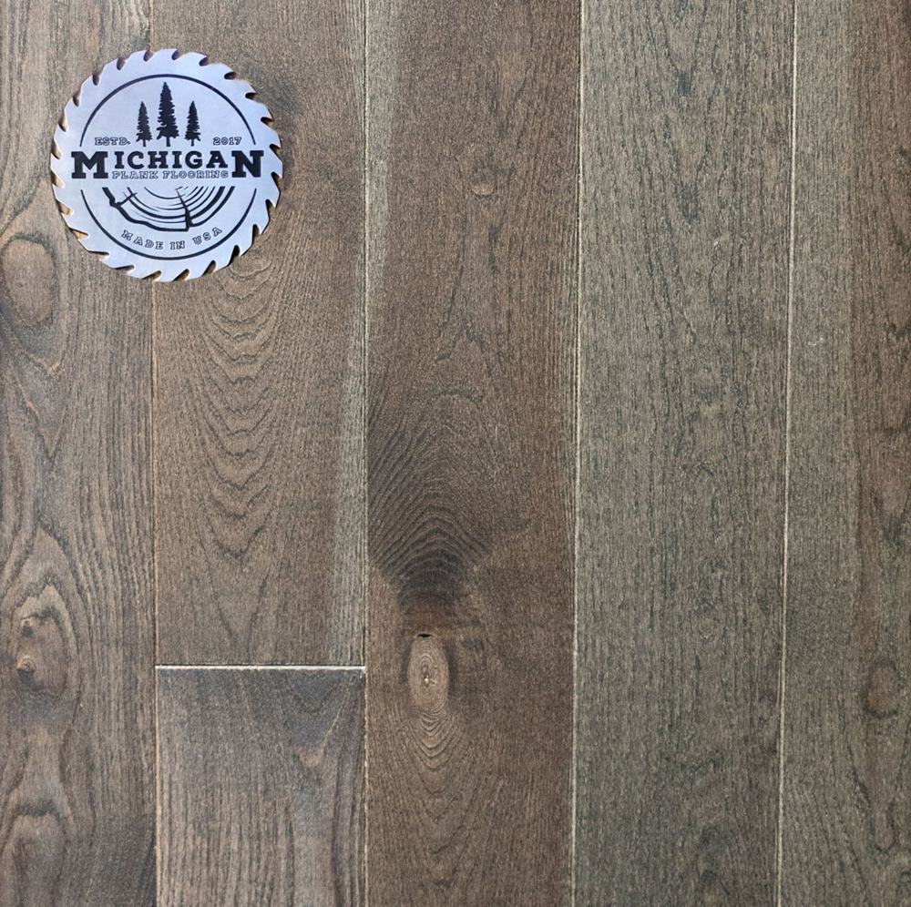 Ash Graphite wide plank hardwood flooring