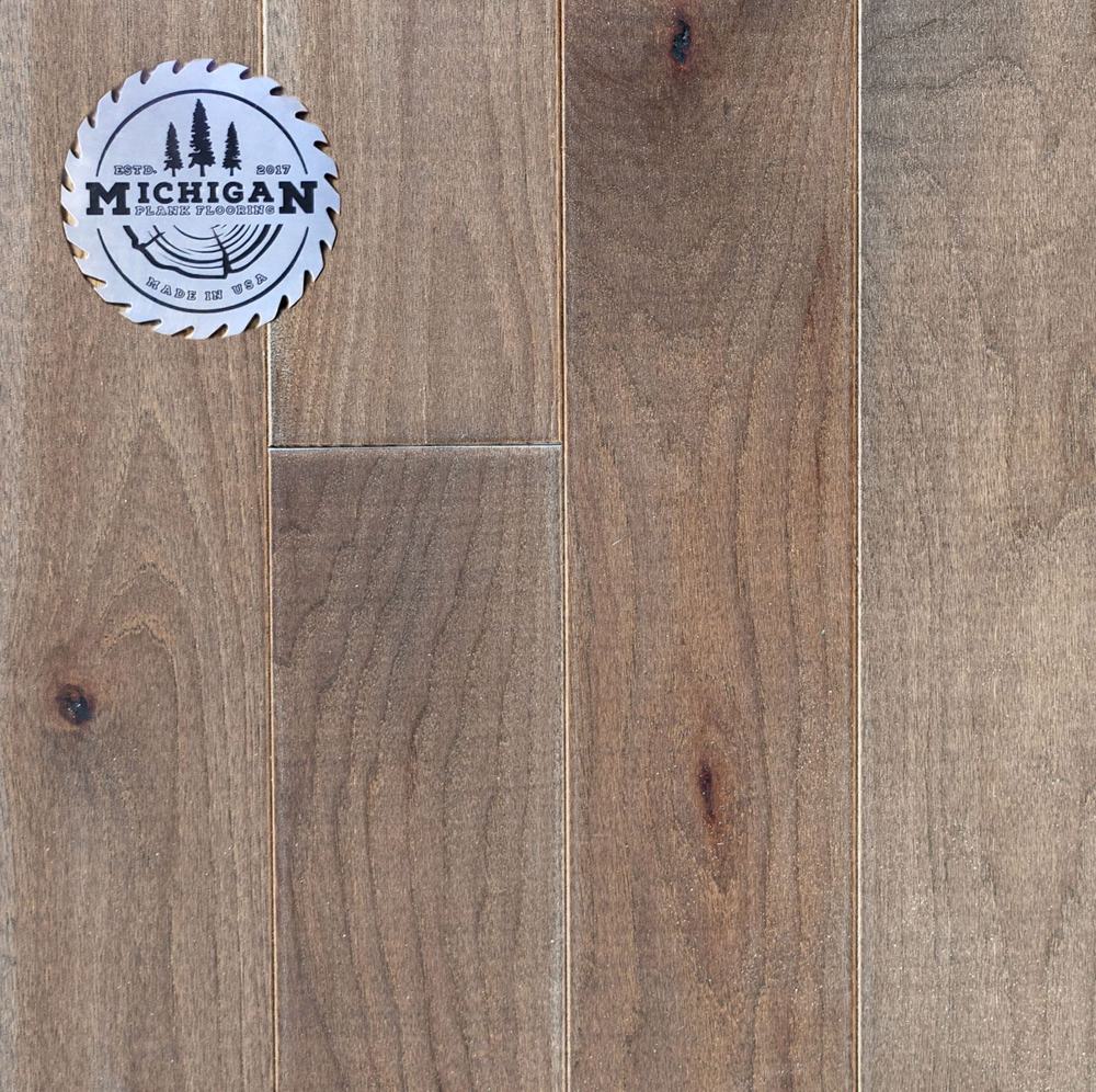 Hickory Flint wide plank hardwood flooring