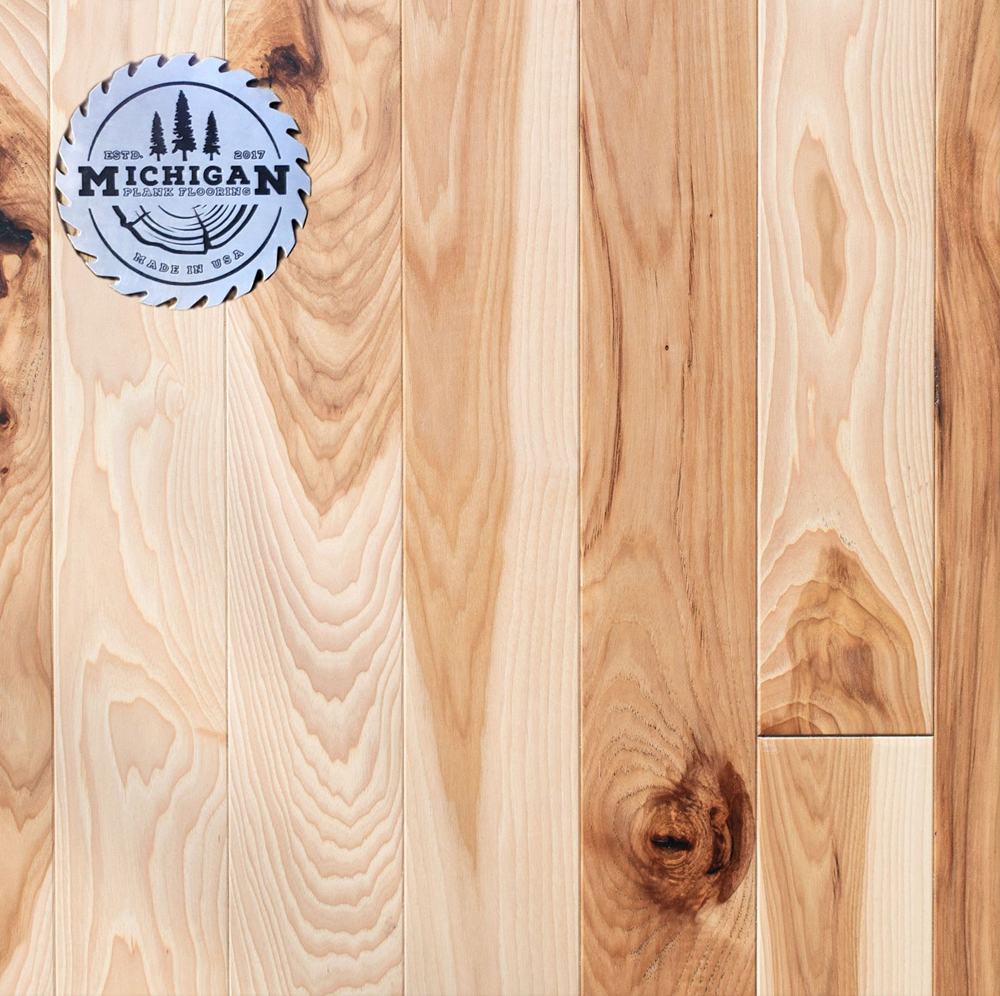 Hickory Natural wide plank hardwood flooring