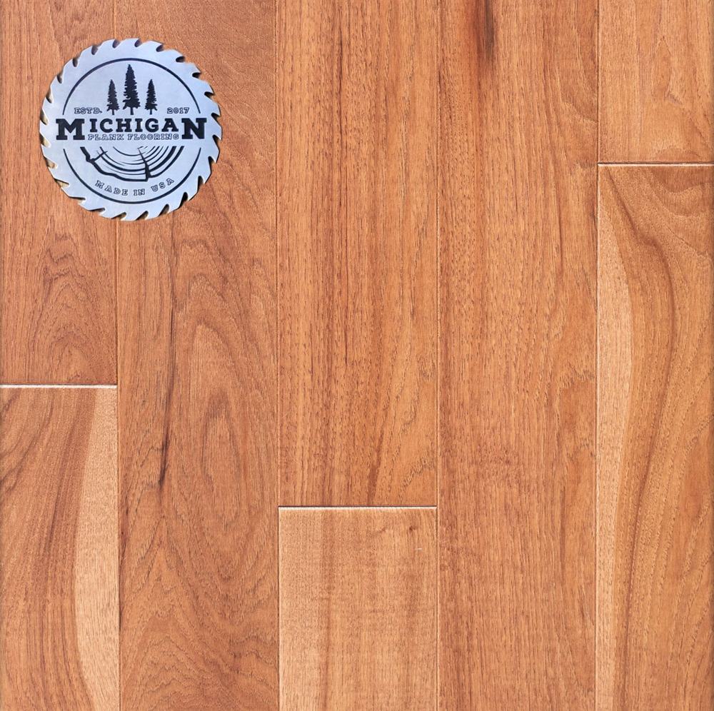 Hickory Saddle wide plank hardwood flooring