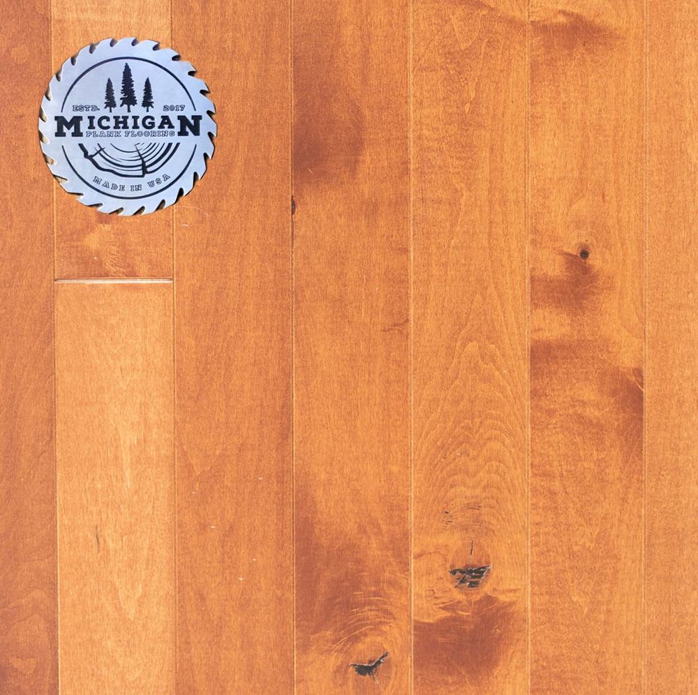 Maple Saddle wide plank hardwood flooring