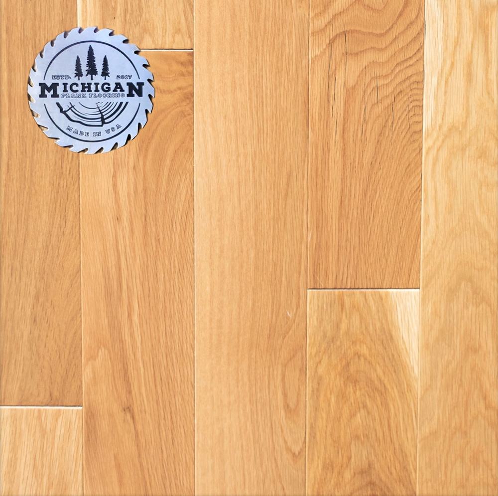 White Oak Natural wide plank hardwood flooring