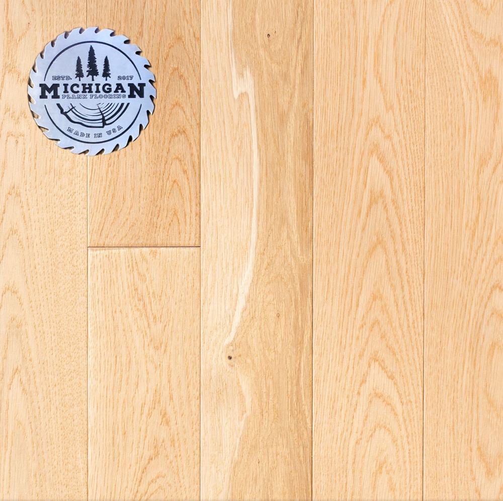 White Oak Nature Clean wide plank hardwood flooring