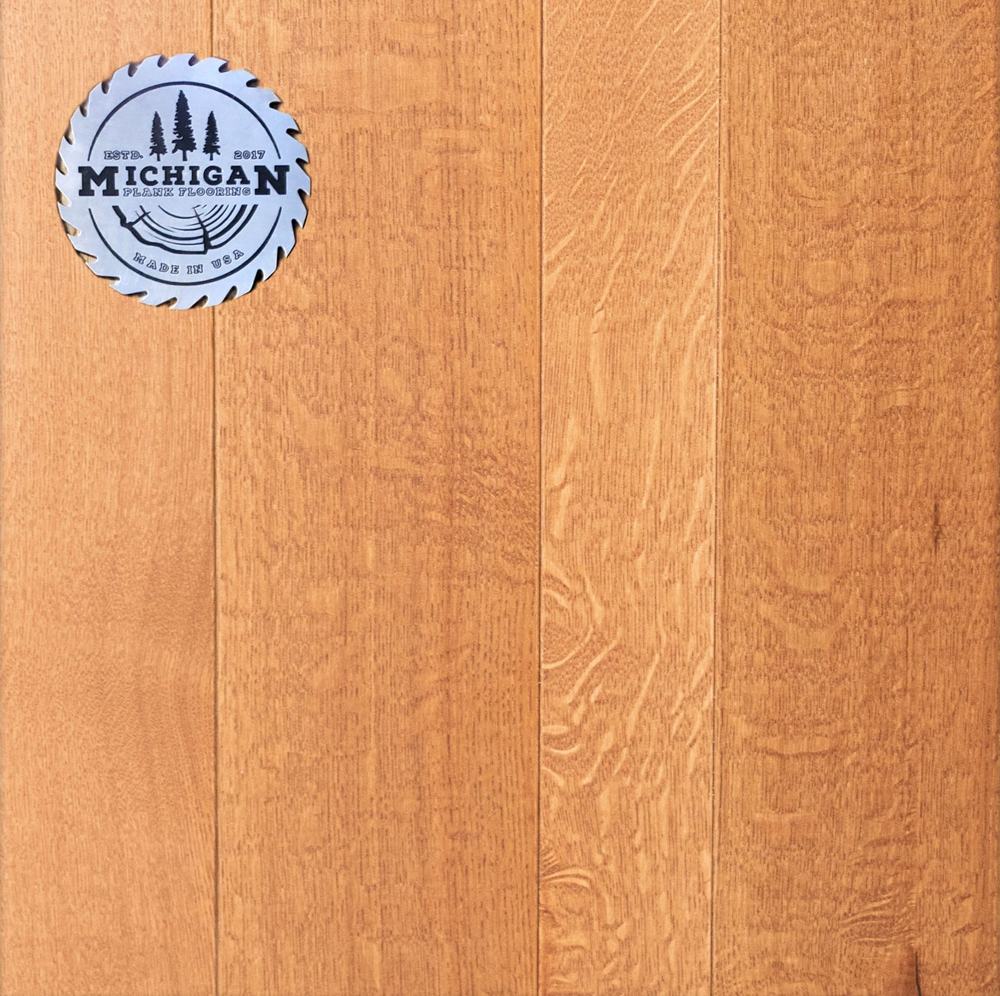 White Oak Saddle Rift & Qtr wide plank hardwood flooring